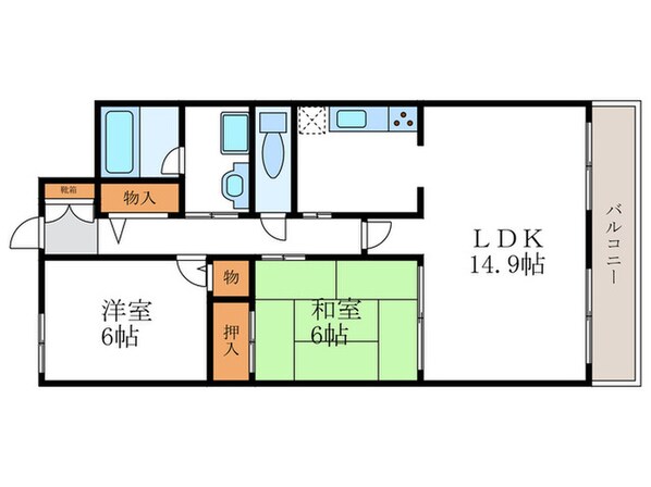 プロスペクト桂の物件間取画像